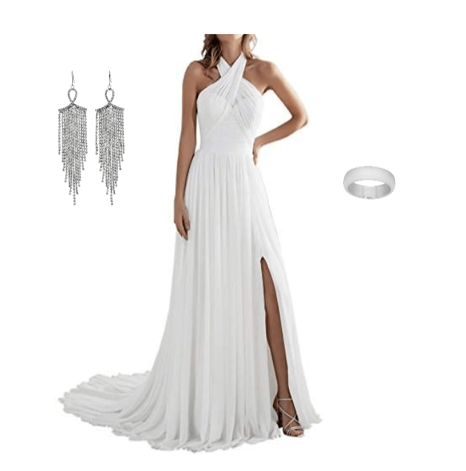 Sheath wedding dress style idea