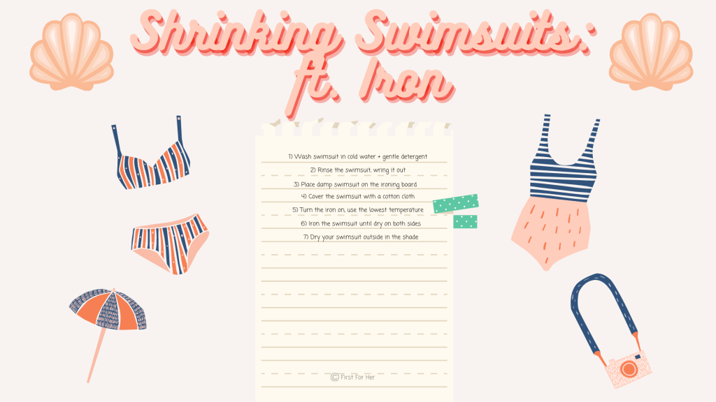 hrinking swimsuit with iron step by step instructions
