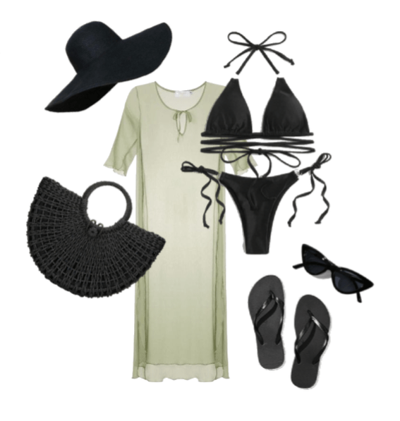 Bikini outfit to wear on the beach vacation