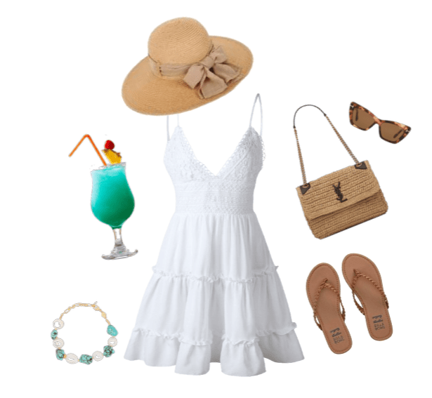 Dress outfit for the beach vacation