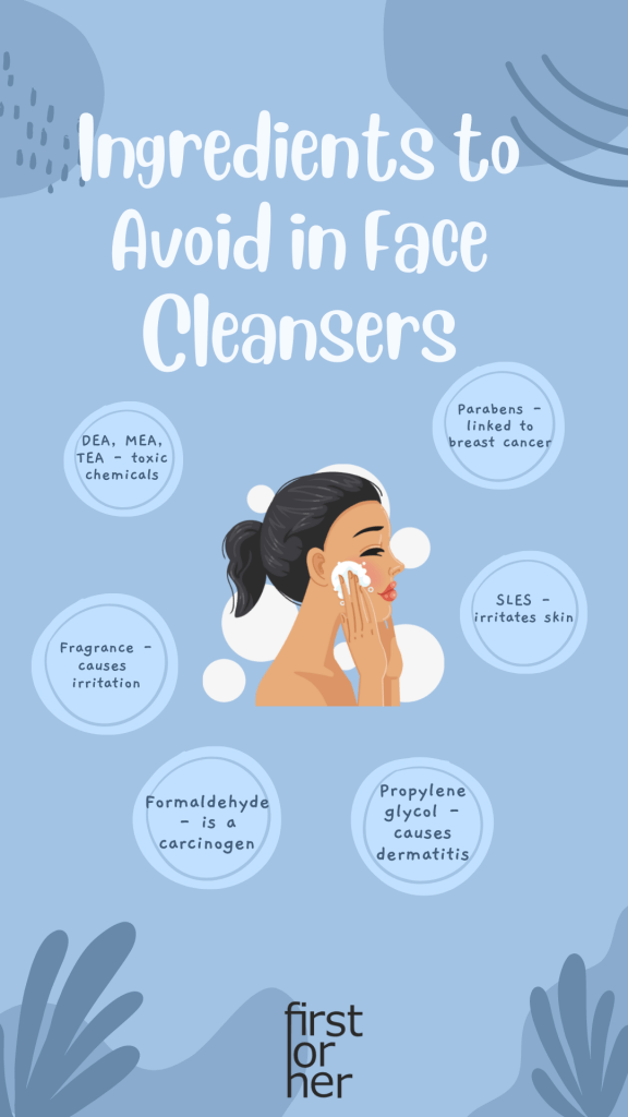 Ingredients to Avoid in Face Cleansers First for Hers
