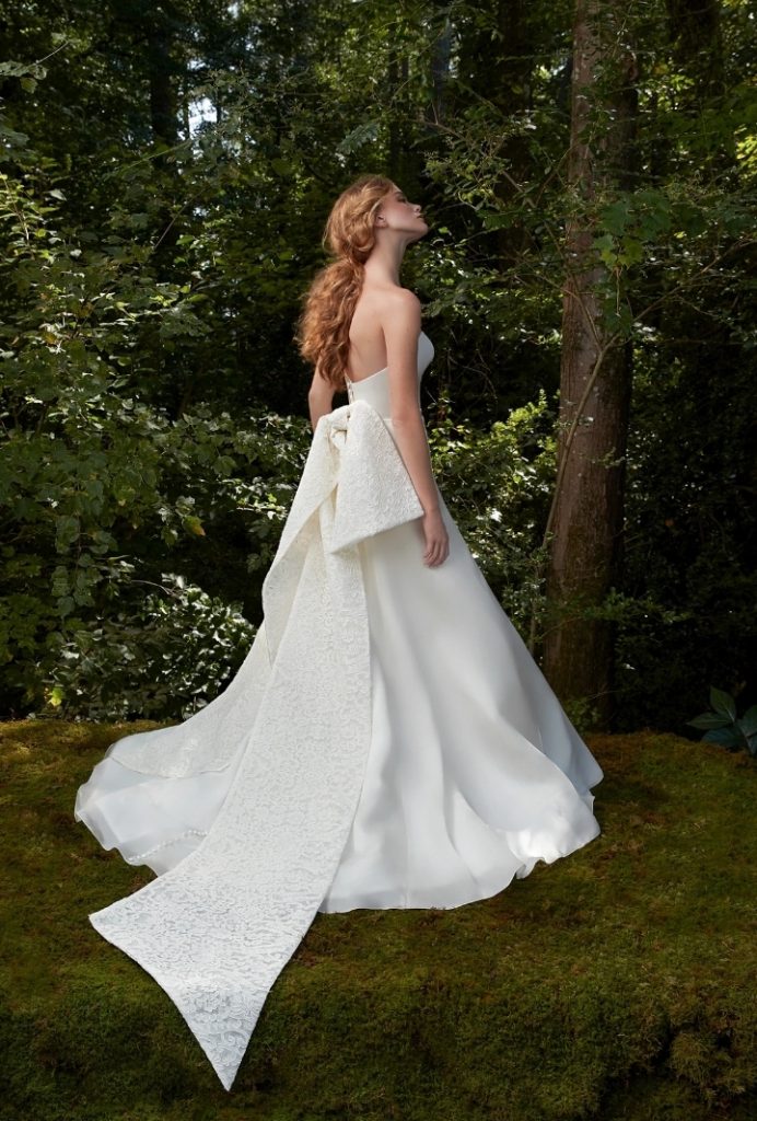 Anne Barge A-line wedding dress with a bow