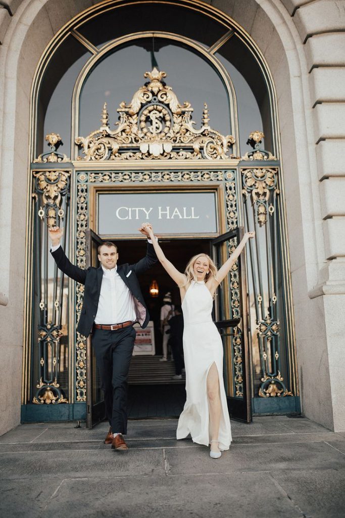 City hall wedding example