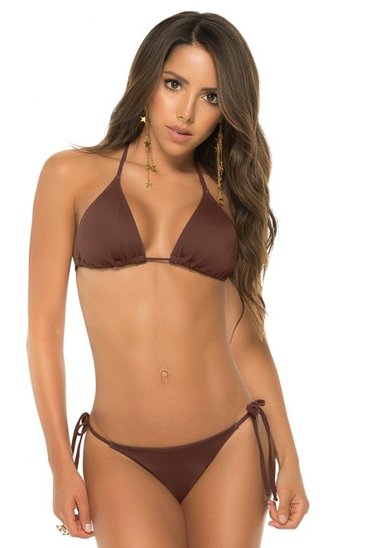 Bikinisonline Brown swimsuit for brown hair example