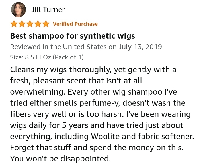 Jon Renau Cleanse Fiber Love Shampoo Amazon review