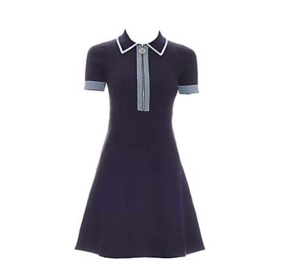 Fingertip-length dress to wear to a country club