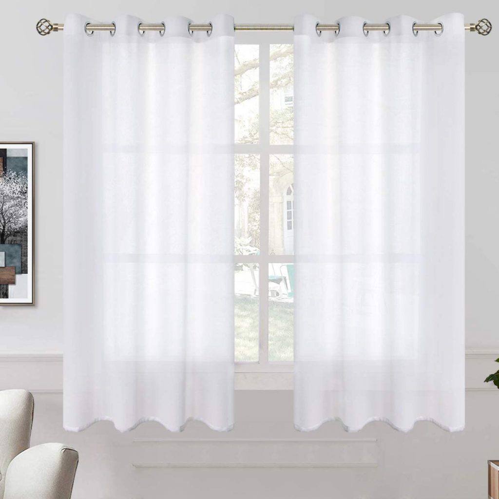 Sheer curtain type example