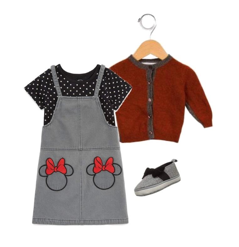 Children's Disney World outfit idea with dress over T-shirt