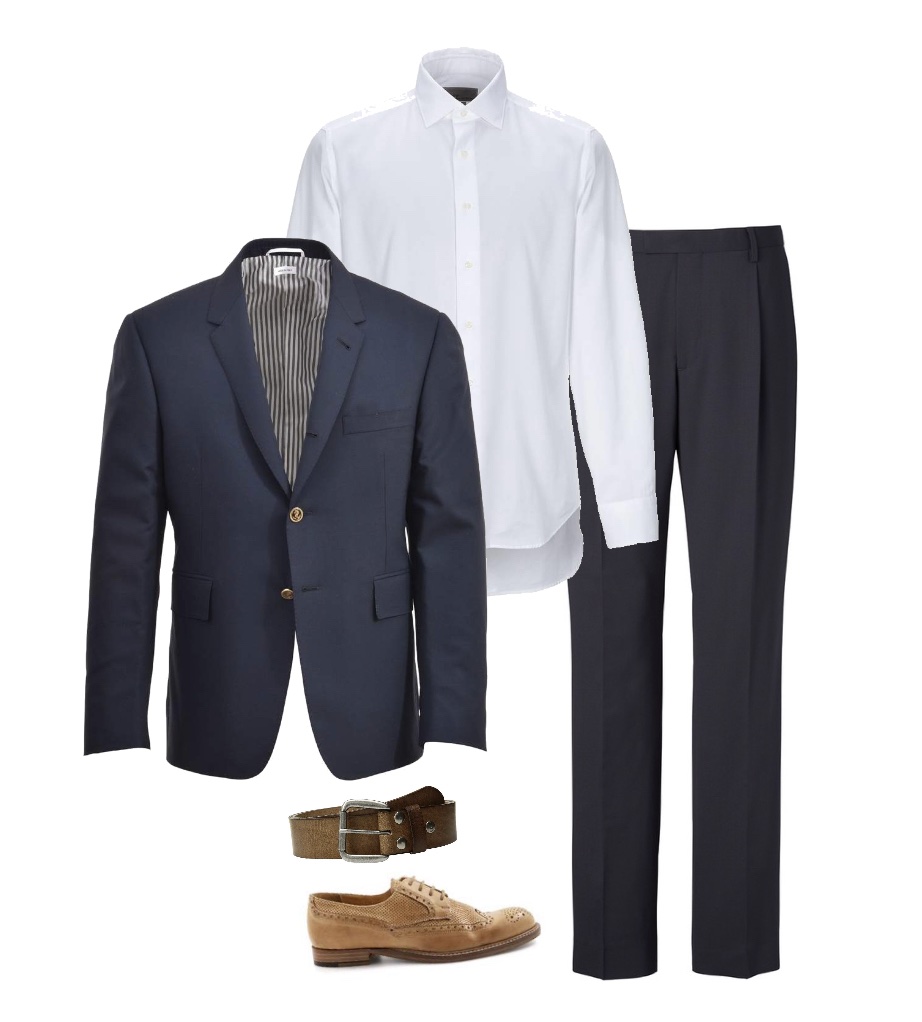 Formal suit men country club attire outfit idea for an event