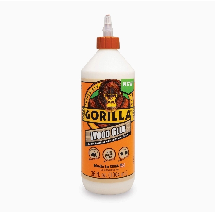 Gorilla adhesive glue to hang shelves