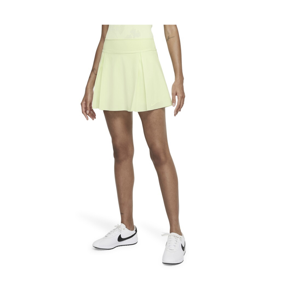 A-line green golf skirt to wear to a country club