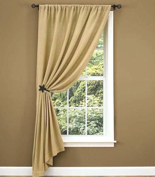 Single-panel curtain type example