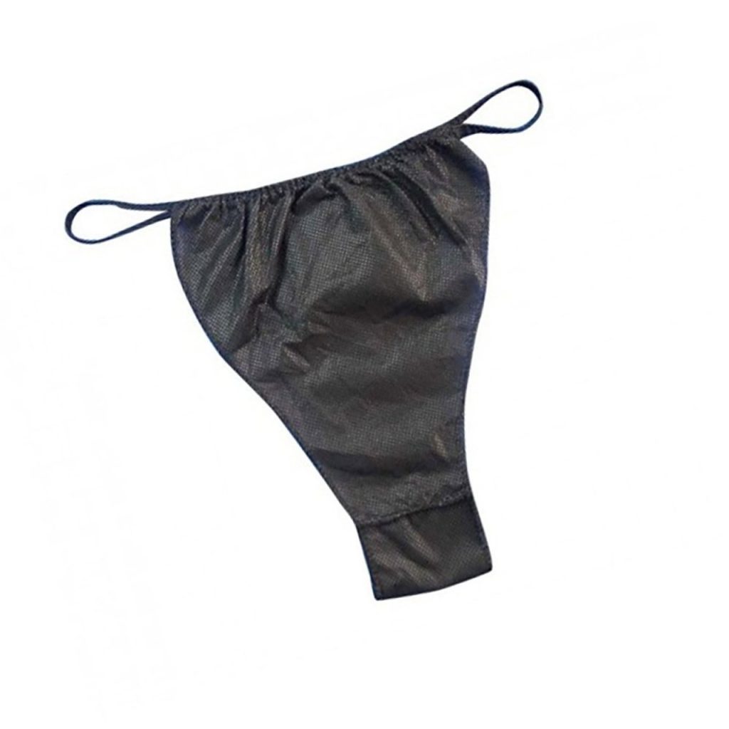 _The Tanning Store disposable thongs to wear during spray tan