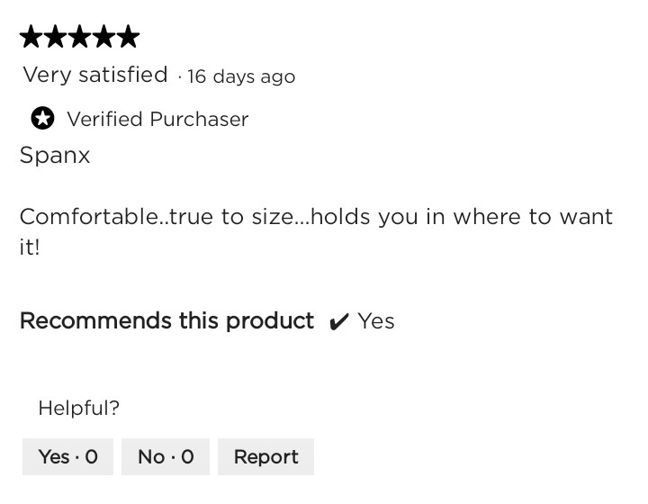 Spanx Convertible Cupped Mid-Thigh customer review