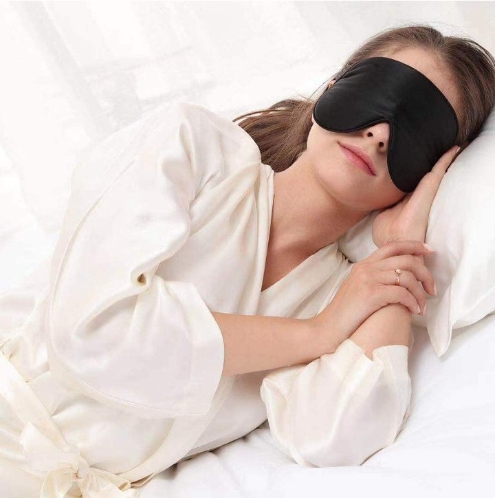 Alaska Bear Silk Sleep Mask and Cloud Soft Eye Cover