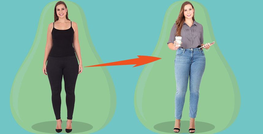 Best Jeans for A Pear Shaped Body That Neutralize Wide Hips and Thighs (Updated for 2022)