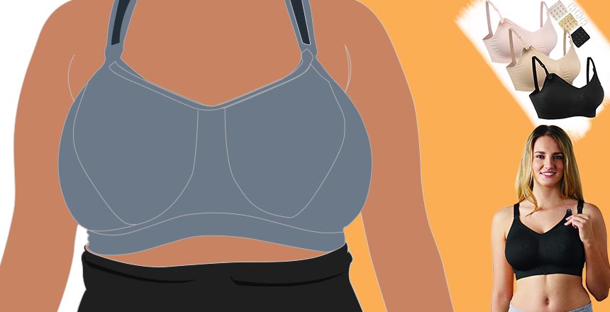 10 Best Nursing Bras for Large Breasts That Hug Your Changing Shapes