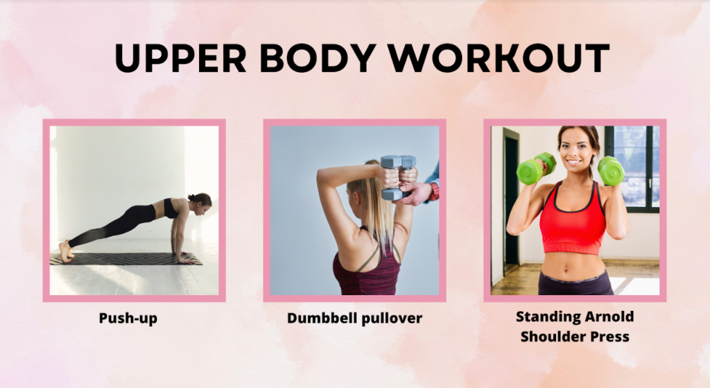 Upper-body workout for hourglass and pear-shaped bodies